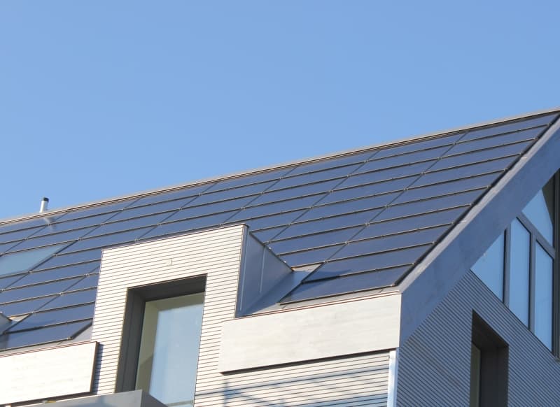in-roof integrated solar panels - solar roof