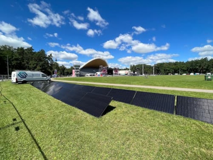 Off-grid saulės elektrinė Vingio parke