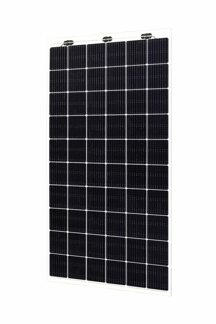 Saulės elektrinės įrengimas su lietuviškais saulės moduliais Solid Bifacial 